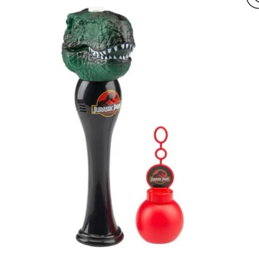 Jurassic Park bubble wand with lights